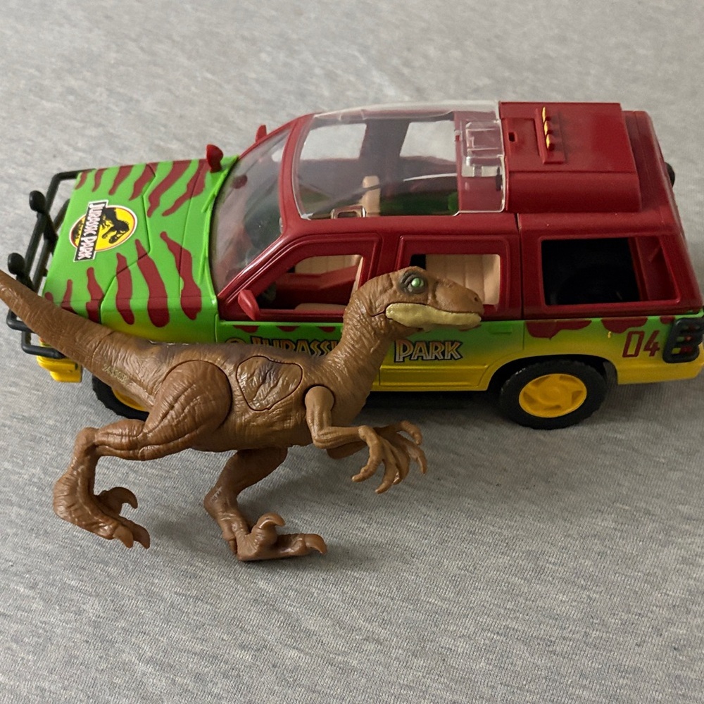Jurassic park toy set rare